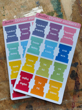 Load image into Gallery viewer, Divider sticker set