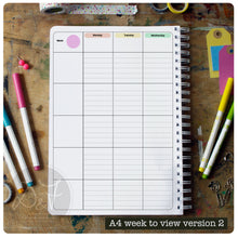 Load image into Gallery viewer, Personalised Teacher's Planner week to view 25/26 (UNDATED)