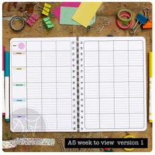 Load image into Gallery viewer, Personalised Teacher's Planner week to view 25/26 (UNDATED)