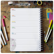 Load image into Gallery viewer, 25-26 academic Diary with weekly notes