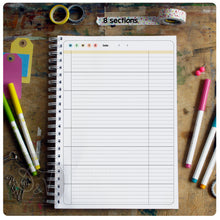 Load image into Gallery viewer, Personalised UNDATED  page-per-day teacher planner 25-26