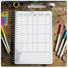 Load image into Gallery viewer, Diabetes diary for Children (personalised)