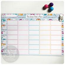Load image into Gallery viewer, A4 Personalised reusable Magnetic Weekly planner/Chores/Meal planner
