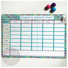 Load image into Gallery viewer, A4 reusable, Magnetic, reward chart for kids (or adults!)