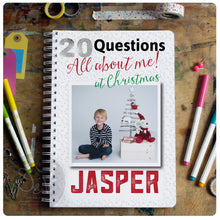Load image into Gallery viewer, All about me 20 Questions - Christmas Interview Scrapbook
