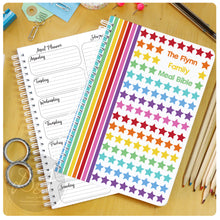 Load image into Gallery viewer, Weekly Meal planner with tear off shopping lists