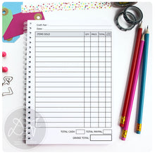 Load image into Gallery viewer, Craft fair record book