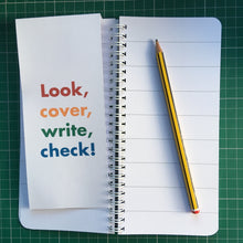 Load image into Gallery viewer, Children's Slim Spelling or Writing notebook