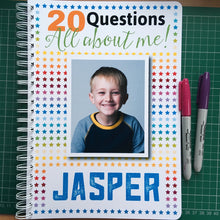 Load image into Gallery viewer, All about me scrapbook