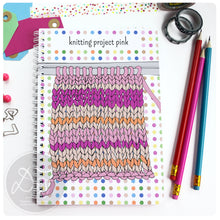Load image into Gallery viewer, Personalised Knitting project book