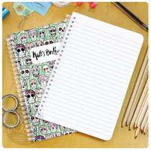 Load image into Gallery viewer, Personalised lined notebook A5 or A4