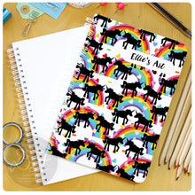 Load image into Gallery viewer, Personalised plain notebook A5 or A4
