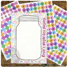 Load image into Gallery viewer, Personalised weight management progress Sticker Chart