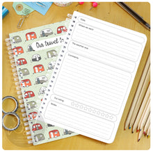 Load image into Gallery viewer, Personalised Travel log book/journal