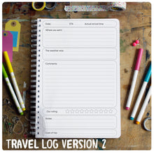 Load image into Gallery viewer, Personalised Travel log book/journal