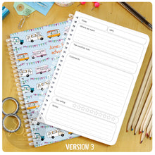 Load image into Gallery viewer, Personalised Travel log book/journal