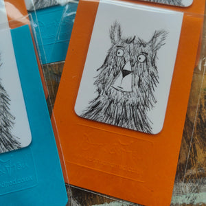 Scruffy Bear magnetic bookmark/planner page marker