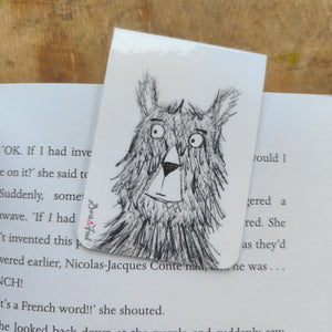 Scruffy Bear magnetic bookmark/planner page marker