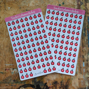 Teacher's planner stickers single design full sheet