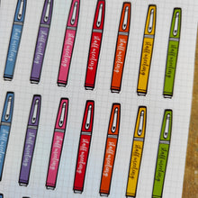 Load image into Gallery viewer, Teacher&#39;s planner stickers single design full sheet
