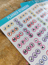 Load image into Gallery viewer, Planner stickers - Months
