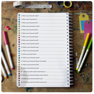 20 Questions / Birthday Interview book