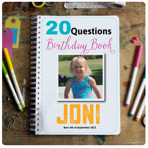 20 Questions / Birthday Interview book