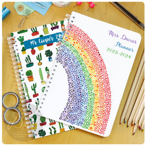 DATED Personalised Teacher's Planner week to view 25/26 (photos to be updated)