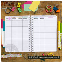 Load image into Gallery viewer, DATED Personalised Teacher&#39;s Planner week to view 24/25 (photos to be updated)
