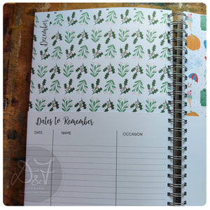 Personalised Greeting Card Organiser