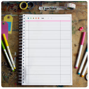 Personalised UNDATED  page-per-day teacher planner 25-26
