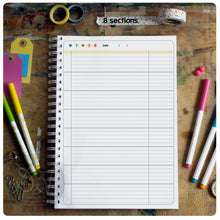 Load image into Gallery viewer, Personalised UNDATED  page-per-day teacher planner 25-26
