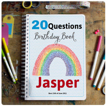 Load image into Gallery viewer, 20 Questions / Birthday Interview book
