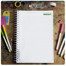 Load image into Gallery viewer, Personalised UNDATED  page-per-day teacher planner 25-26
