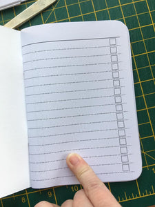 3 mix and match A6 personalised pocket notebooks *now with a choice of lines/plain/dotgrid or lists*