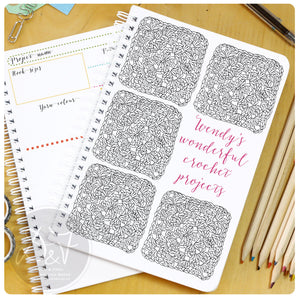 Personalised Crochet project book