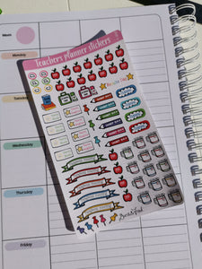 Teachers planner sticker set