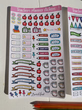 Load image into Gallery viewer, Teachers planner stickers custom sets
