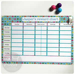 A4 reusable, Magnetic, reward chart for kids (or adults!)