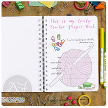 Load image into Gallery viewer, Personalised Crochet project book

