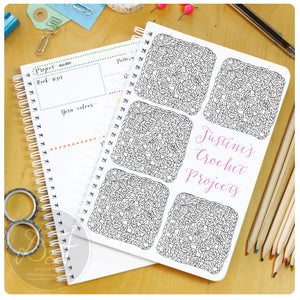 Personalised Crochet project book