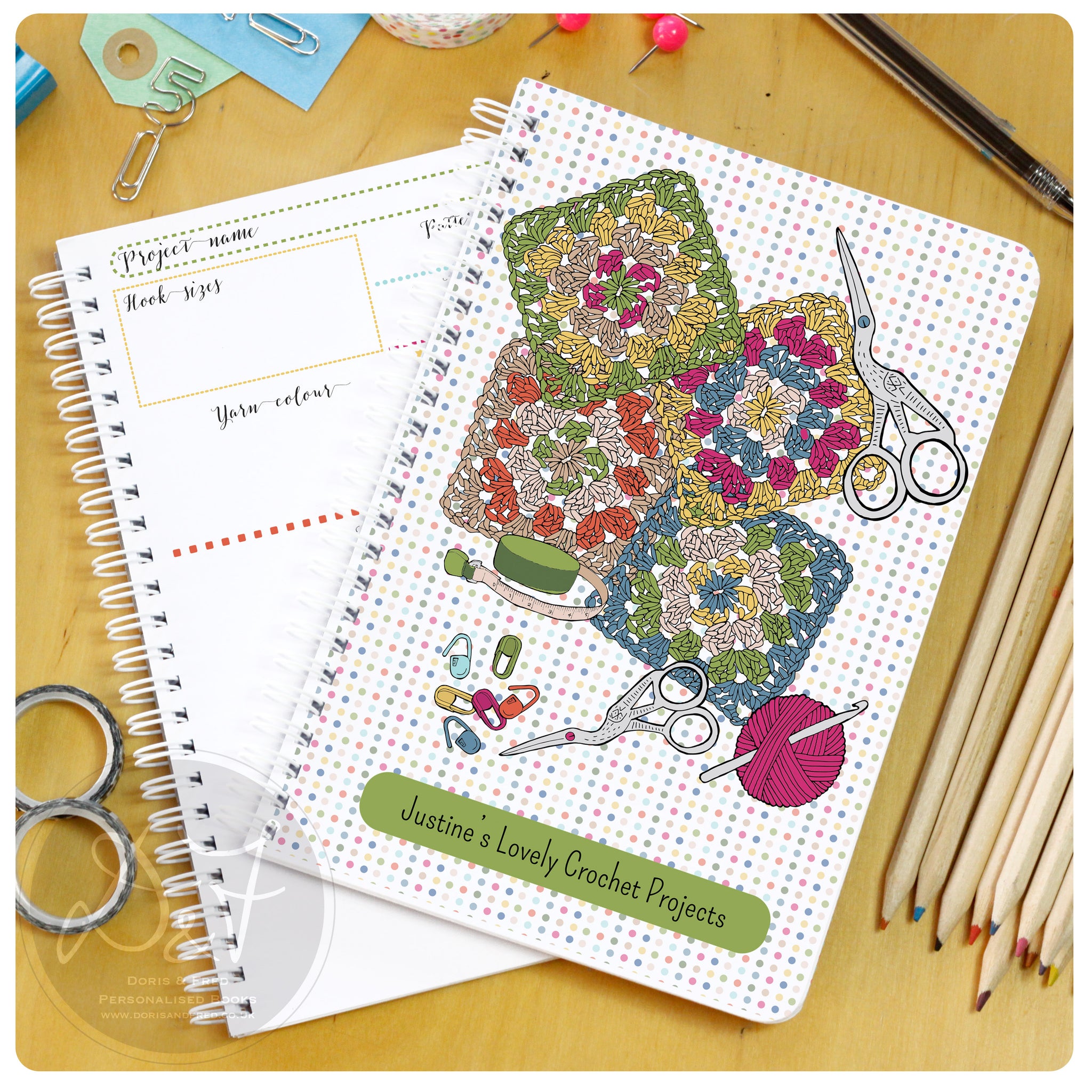 Crochet Journal Log Book: Crochet Project Planner | Organise 144 Crochet  Projects & To Keep Tracking and Records: Patterns, Designs, Crochet  Stitches