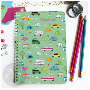 Campsite Log Book - personalised