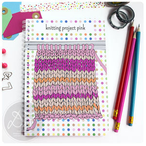 Personalised Knitting project book