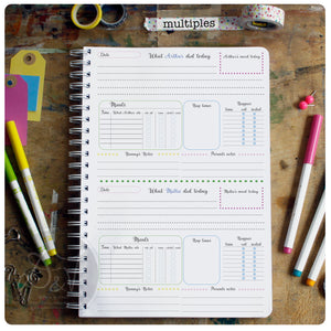 Ultimate A4 Personalised Nanny Diary!