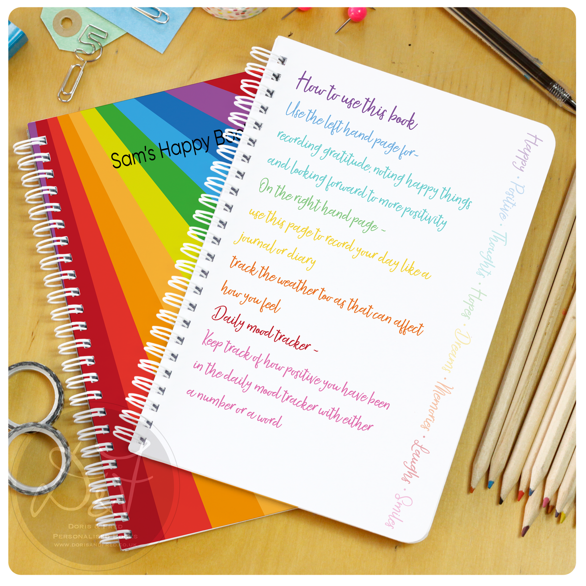 Positivity journal – Doris & Fred