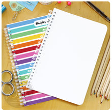 Load image into Gallery viewer, Personalised plain notebook A5 or A4
