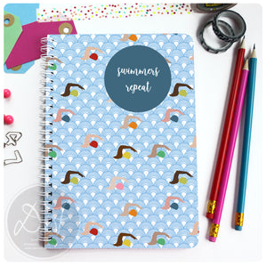 personalised Swimming log/journal