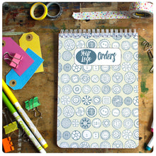 Load image into Gallery viewer, Order book with tear off receipts - Top bound A5
