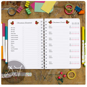 Christmas Planner - Reindeer/Robin